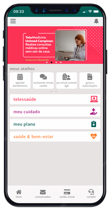 Aplicativo Unimed Campinas